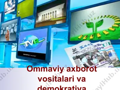 ommaviy axborot vositalari va demokratiya — PPTX