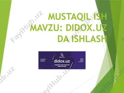 didox.uz — PPTX