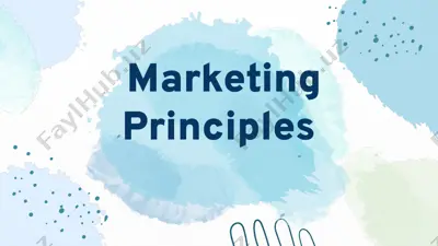 marketing principles — PPTX
