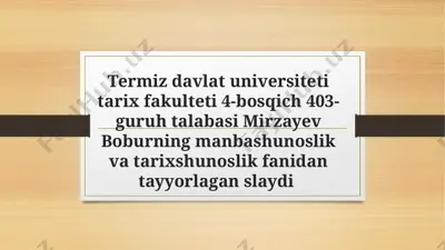 mirzayev bobur — PPTX