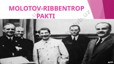 molotov-ribbentrop pakti — PPTX