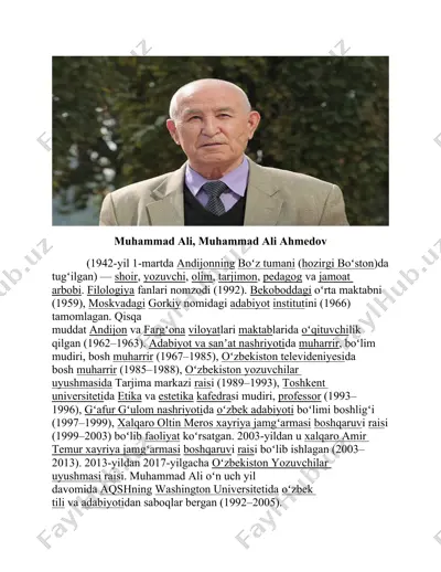muhammad ali, muhammad ali ahmedov — DOCX
