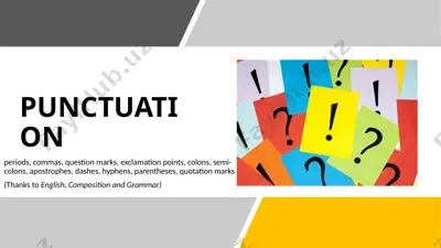 punctuation — PPTX