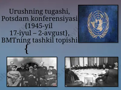 potsdamkonferensiyasi — PPTX