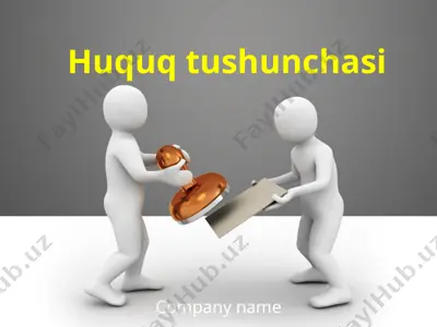 huquq tushunchasi (8-sinf darslik asosida) — PPTX