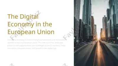 the digital economy in the european union — PPTX