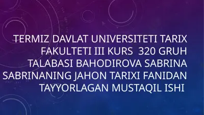 yaponiya va meydziislohotlar — PPTX