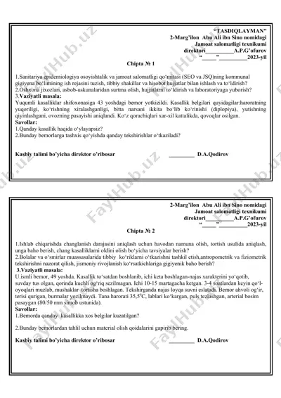 jamoat salomatligi texnikumi — DOC