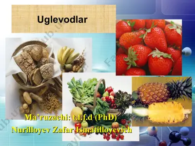 uglevodlar — PPT