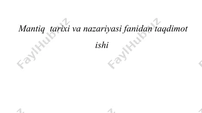 savol-javob texnikasining atgumentatsiyadagi o'rni — PPTX
