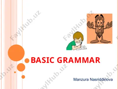 basic grammar — PPT