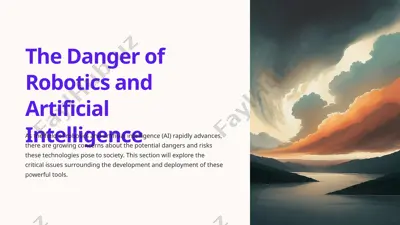 the danger of robotics and artificial intelligence — PPTX