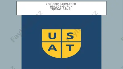 tijorat banklarining foydasi va uni taqsimlash — PPTX