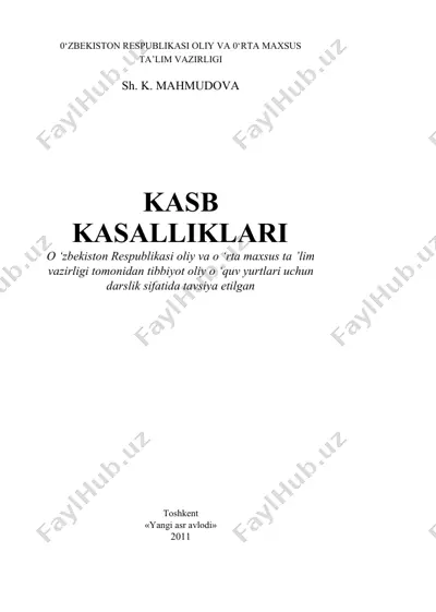 marganesdan surunkali zaharlanish — DOC