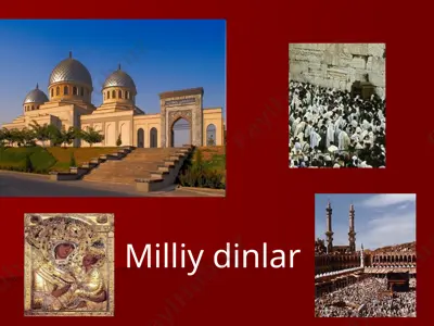 milliy dinlar — PPTX