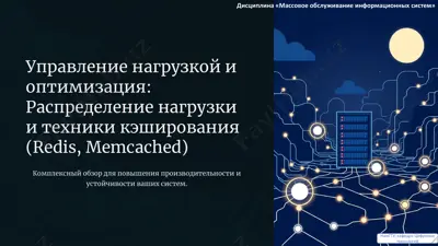 управление нагрузкой и оптимизация: распределение нагрузки и техники кэширования (redis, memcached) — PDF