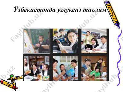 uzbekiston respublikasi kadrar tayyorlash milliy dasturi — PPTX