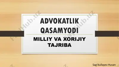 advokatlik qasamyodi — PDF