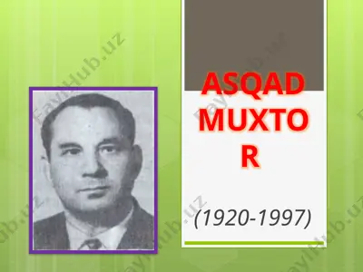 asqad muxtori — PPTX