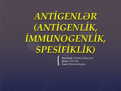 antigenlər — PDF