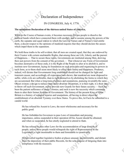 declaration of independence — PDF