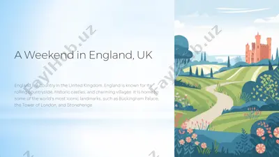 a weekend in england, uk — PDF