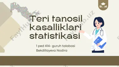 tanosil kasalliklari statistikasi — PDF
