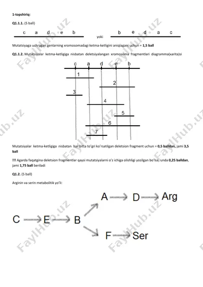 mutatsiyalar va genetik — PDF