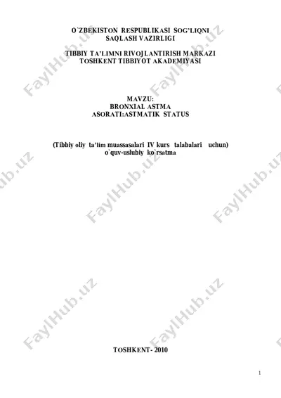 bronxial astma — PDF
