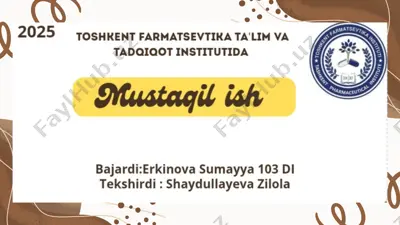homiladorlikning rivojlanishiga salbiy ta'sir ko'rsatuvchi moddalar — PDF