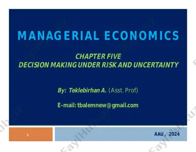 managerial economics — PDF