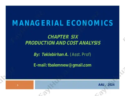 managerial economics — PDF