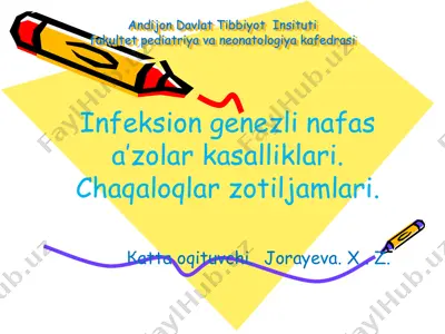 pnevmoniya haqida ma'lumotlar — PDF
