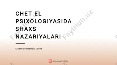 xayol tahlili — PDF