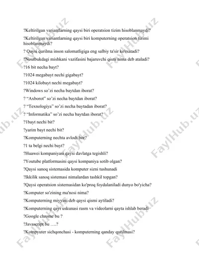 kompyuter so'zining ma'nosi — PDF