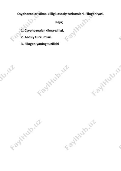 o'simliklarda suv almashinuvi — PDF