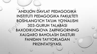 egma xalqaro baholash dasturi — PDF