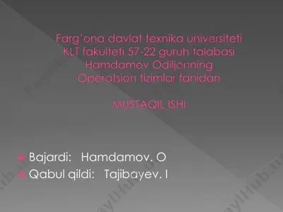 monolit va mikroyadro arxitekturasi — PDF