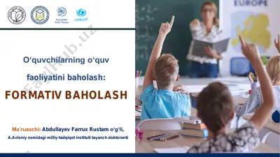 formativ baholash — PDF