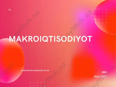 makroiqtisodiyot (makroiqtisodiyot) — PDF