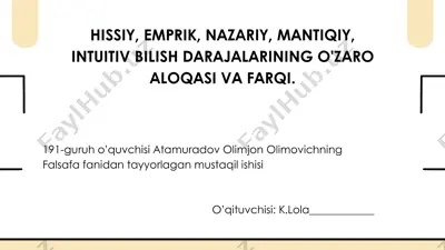 bilim darajalari — PDF