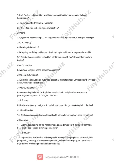 psixika taraqqiyotidan ocherklar — PDF