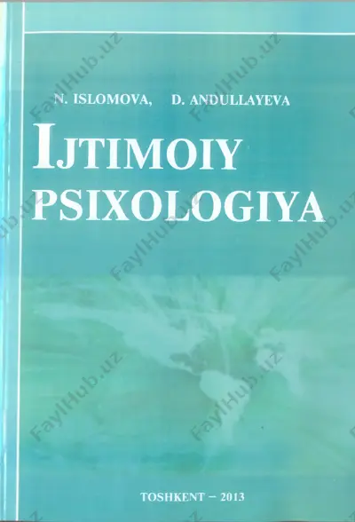 ijtimoiy psixologiya — PDF
