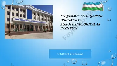ёнилғи мойлаш материаллари (ёмм) фани — PPTX