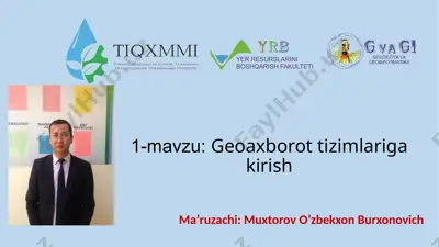 geoinformatika — PPTX