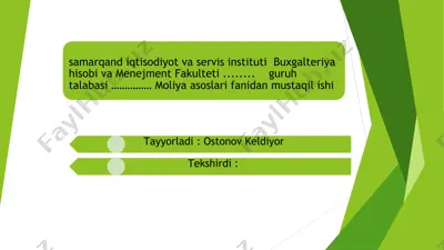 bozor islohotlari va davlat ijtimoiy siyosati — DOCX