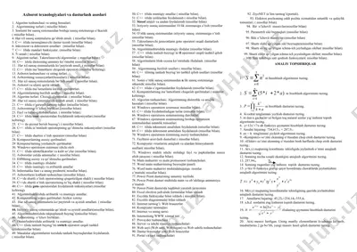 axborot texnologiyalari va dasturlash asoslari — DOC