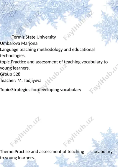 language teaching methodology and educational technologies — DOCX