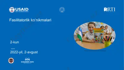 fasilitatorlik ko‘nikmalari — PPTX