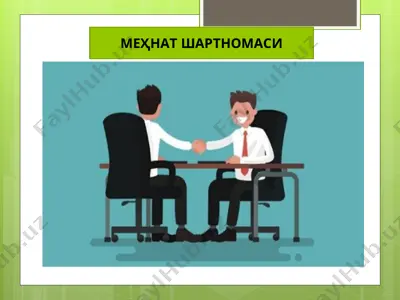 mehnat shartnomasi — PPT